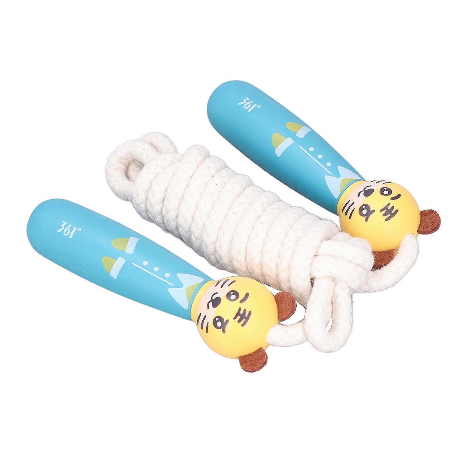 חבל דילוג מצויר אורך מתכוונן לילדים חבל קפיצה מצויר לספורט כושר Tiger 