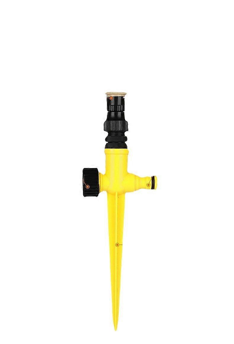 Yellow 360 Lawn Sprinkler - 3-Speed Adjustable System