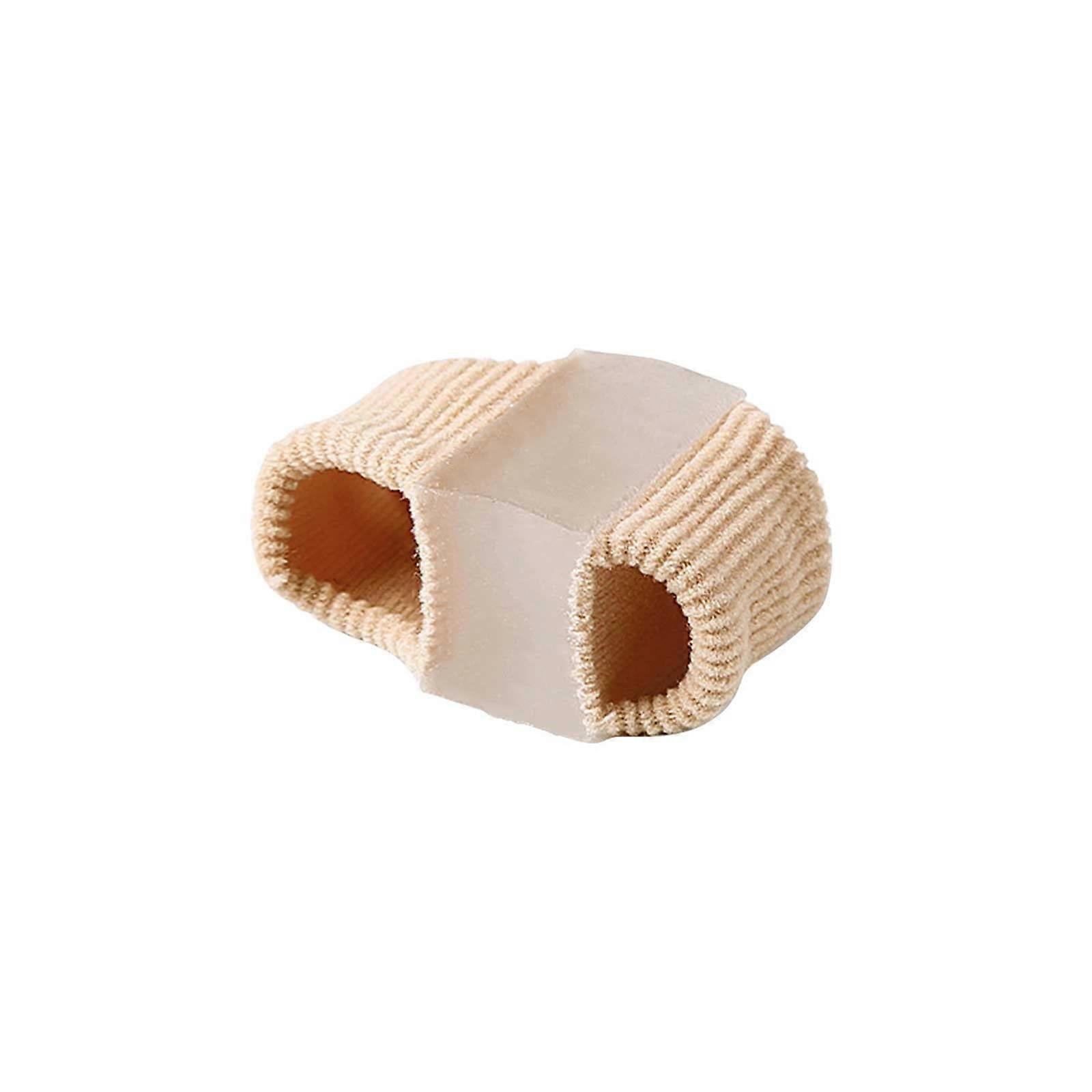 Toe Spacer Bunion Corrector With Gel Lining, Breathable Fabric, Overlapping Toe Gel, Double Loops, MM629H9142, One Size