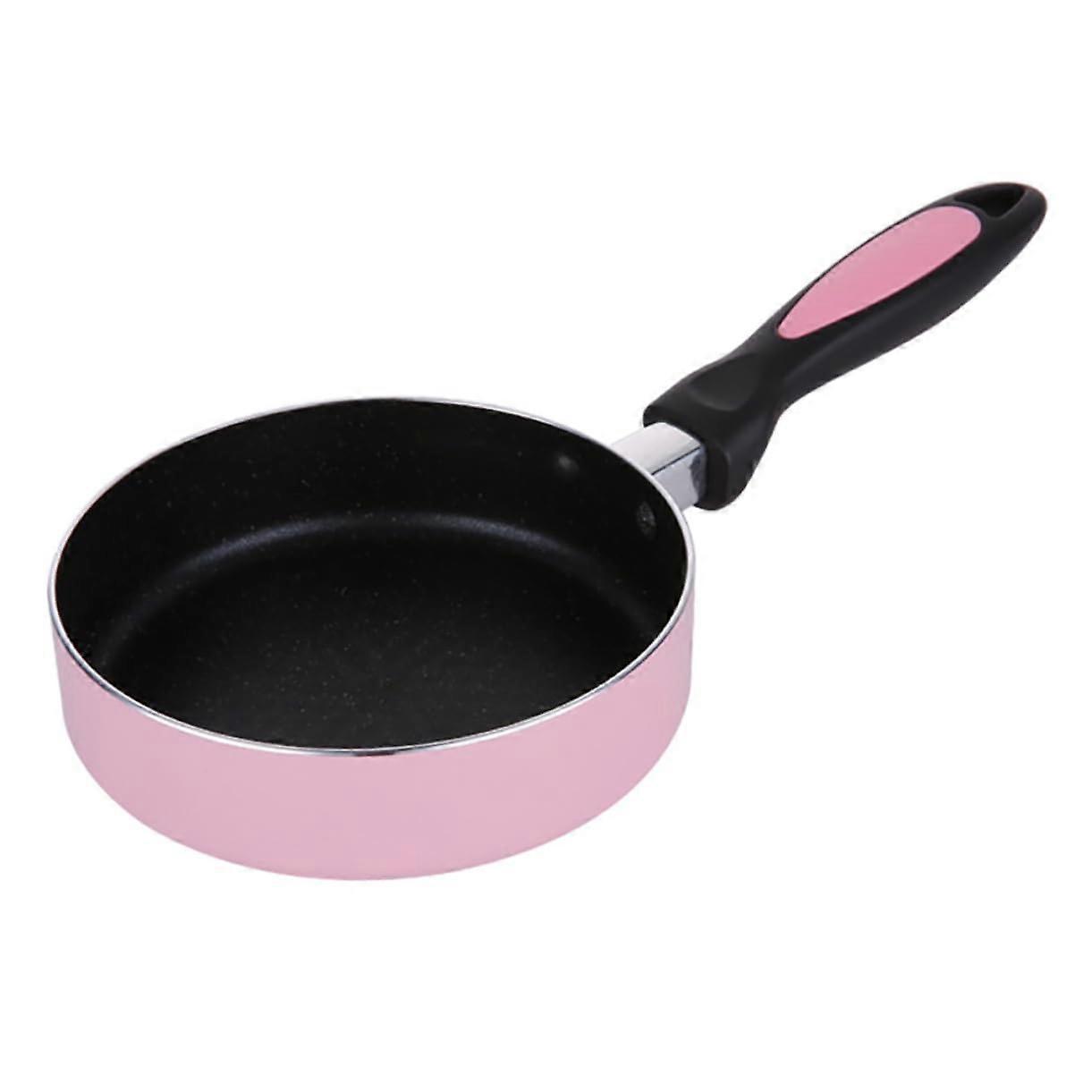 NonStick Mini Frying Pan for Induction and Gas Cookers Pink Japanese Style Cooking Pan for Eggs Pancakes and Omelets Easy to Clean for Everyday Use