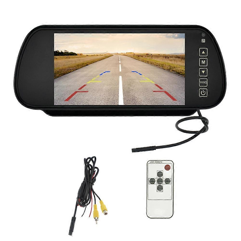 7 Inch Car LCD Mirror Monitor Parking Screen Auto Display Assist for Rear View Reversing Camera