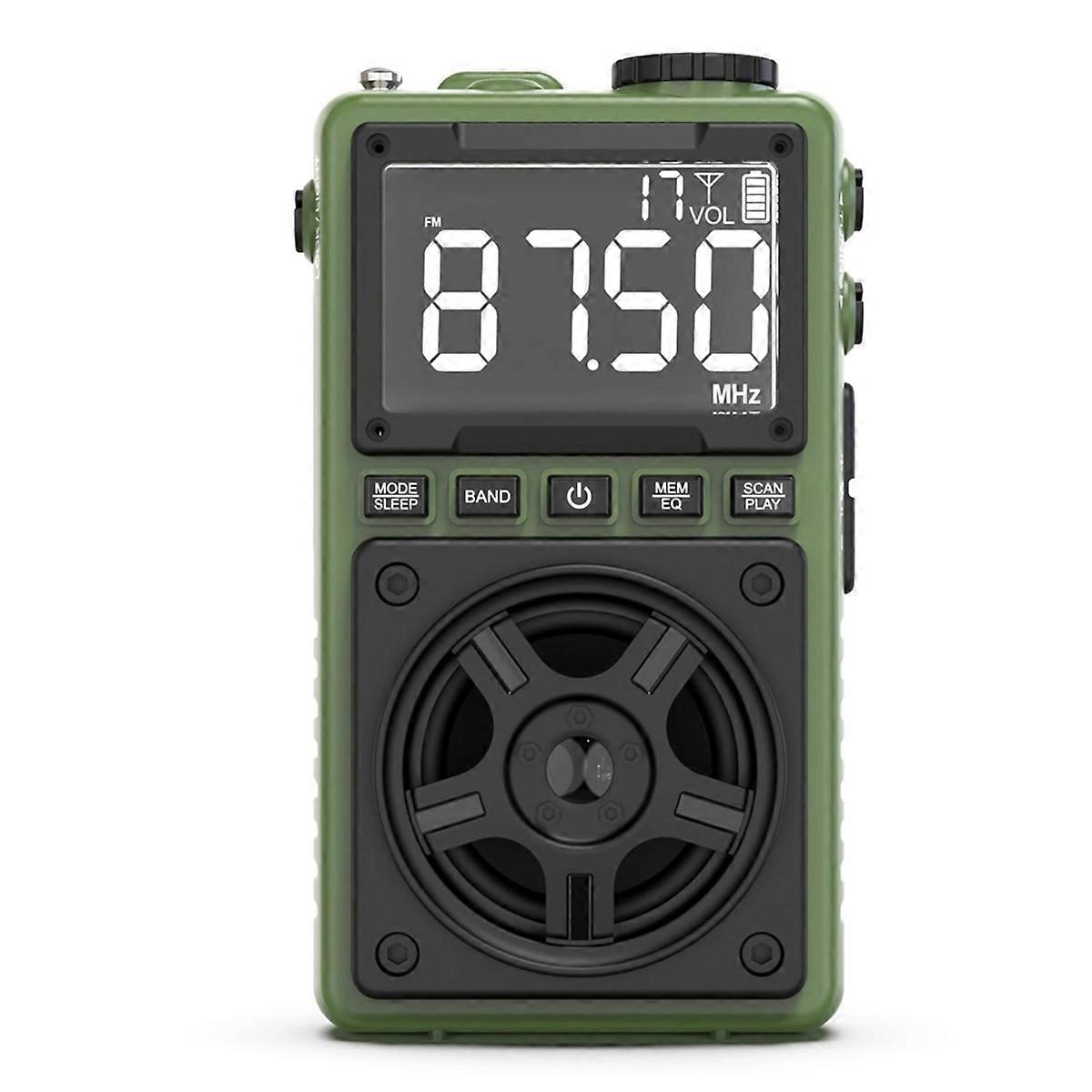 Multifunctional Mini Handheld AM/FM Radio Digital Elderly Full Band
