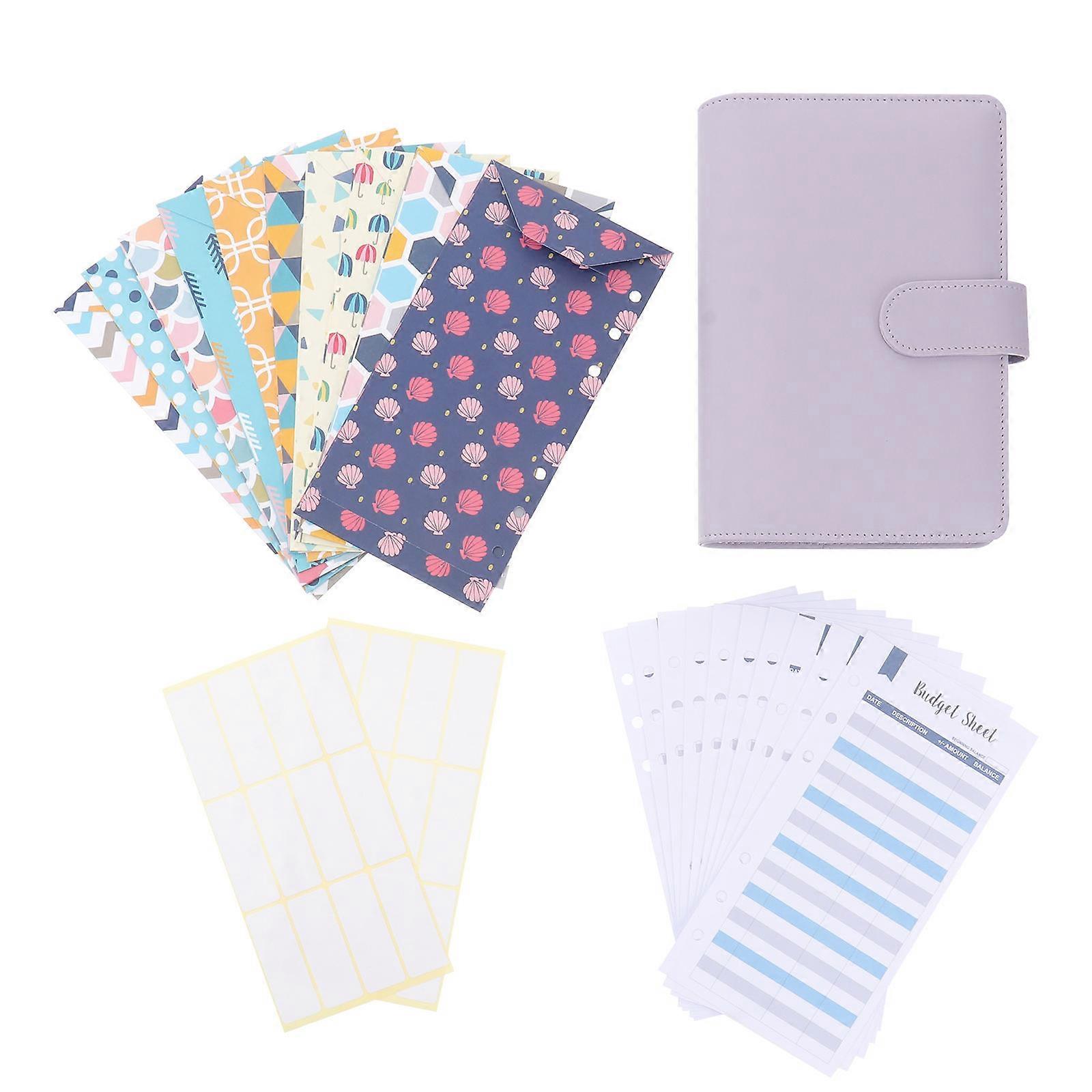 Budget Planner Kit Money Envelopes for Adults Paper Assorted Color for Organization 1 Set
