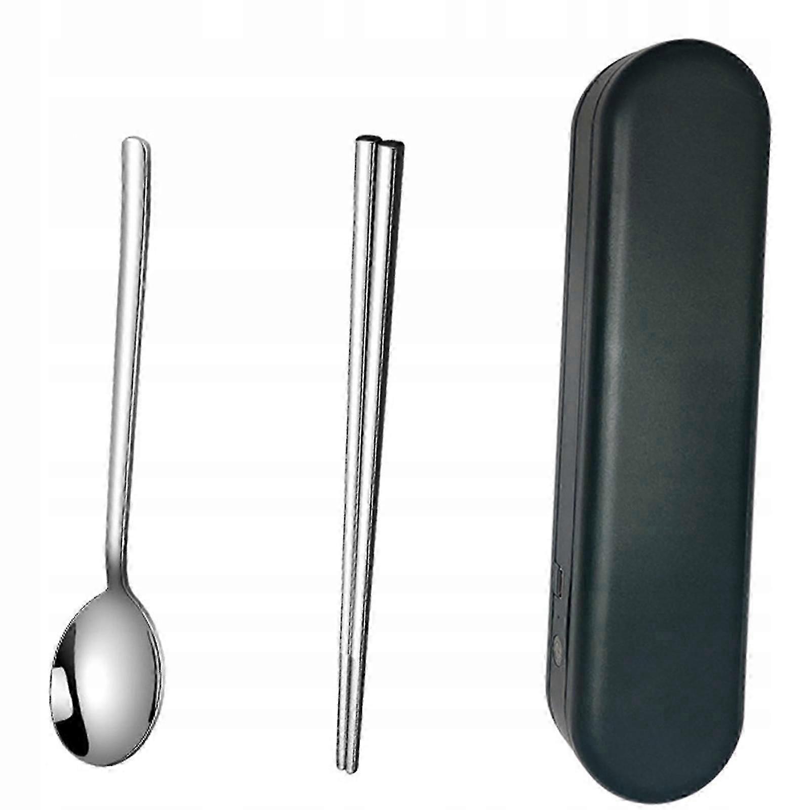 Portable Travel Utensils Set With Case, Stainless