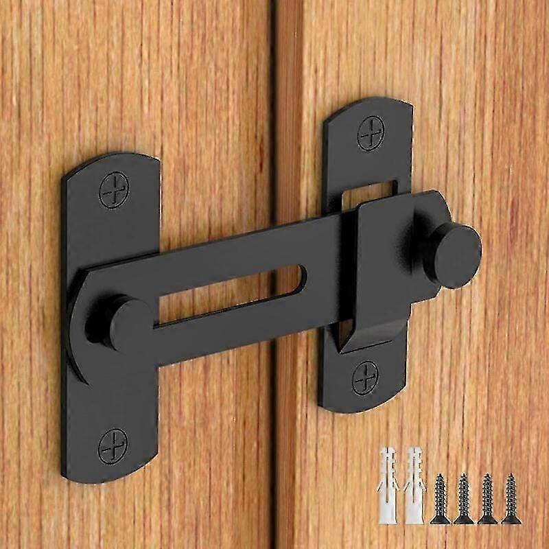 Secure Door Bolt with Hook Design for Privacy and Safety, High-Quality Childproof Lock for Barn Doors, Quick Release Mechanism
