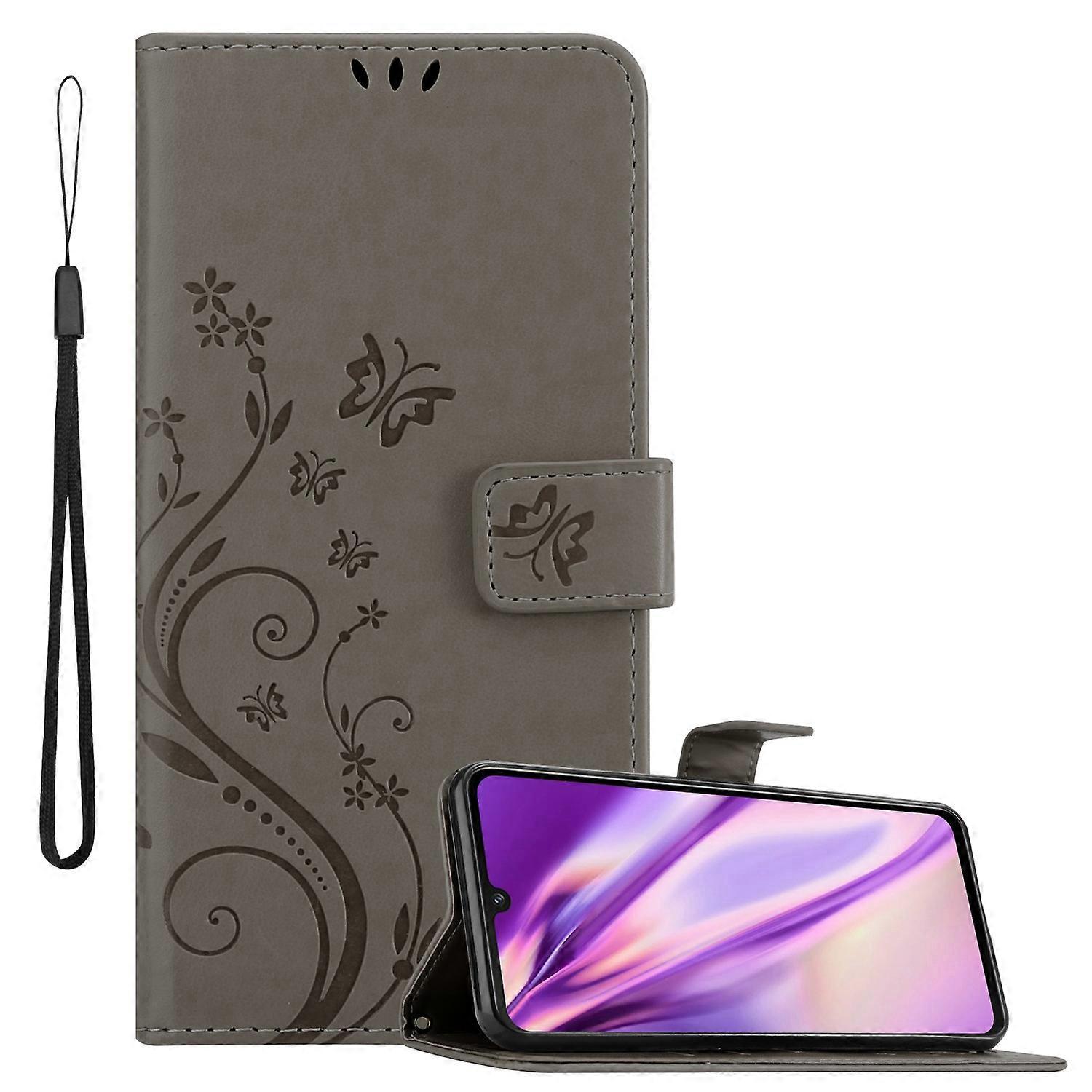 Vivo V21 4G / 5G Protective Case - with Floral Print and Card Slot