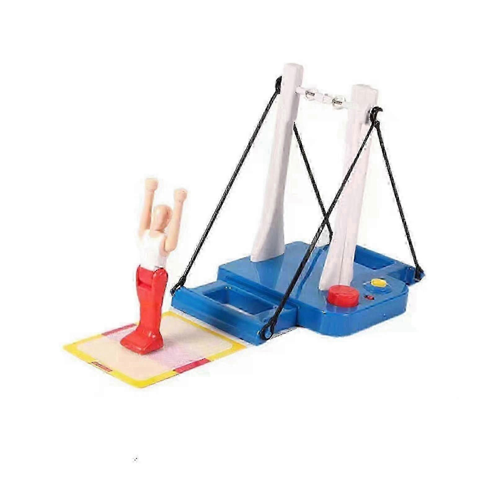Gymnastics Horizontal Bar Little Toy Flip Gymnastics Machine Game Children"s Desktop Toys