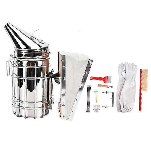 Bee - keeping tool set with accessories such as smokers, suitable for beginners and experts