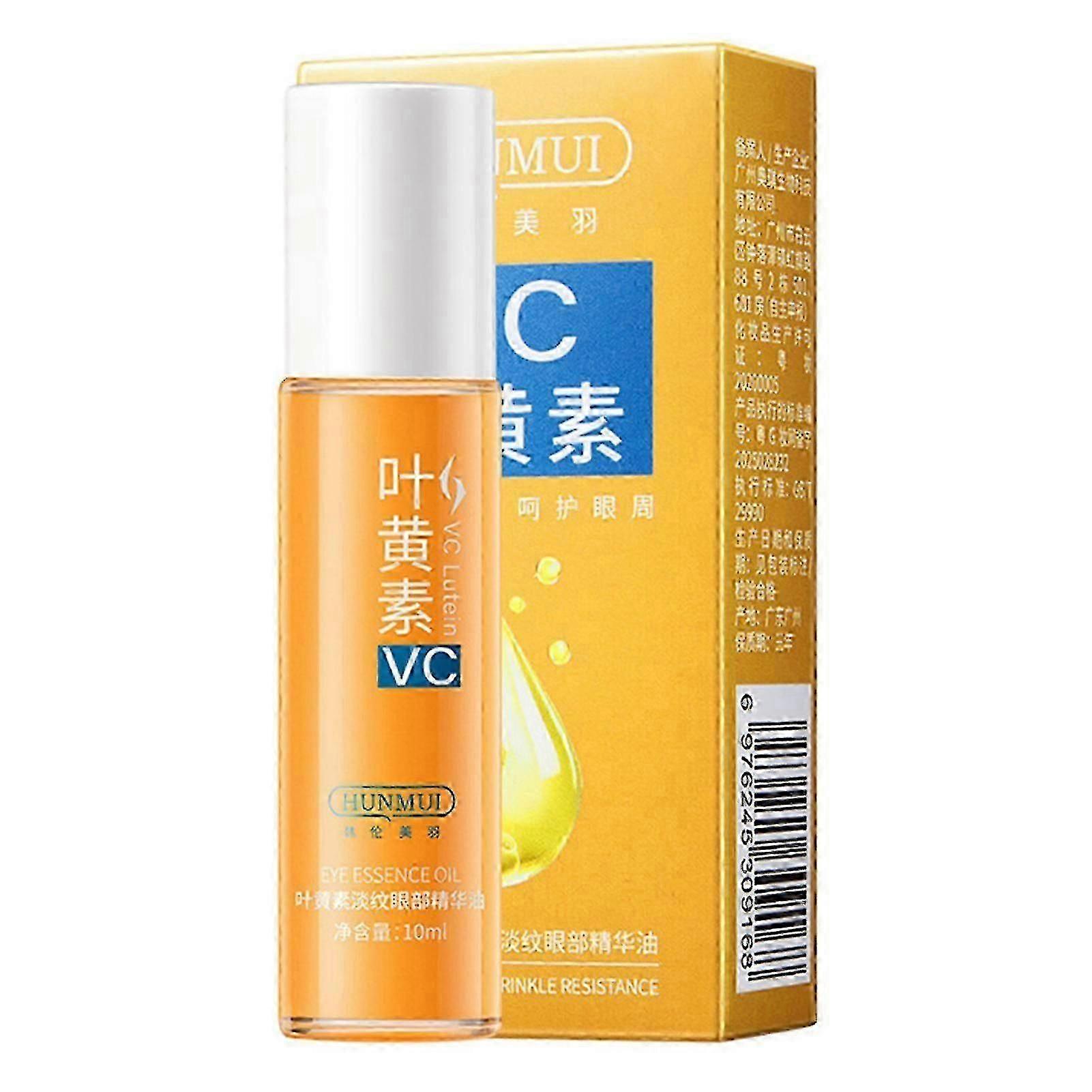 1-3x przeciwzmarszczkowy olejek do oczu na worki pod oczami i cienie pod oczami, przeciwzmarszczkowy ujędrniający olejek pod oczy VC Lutein Eye Essence Oil