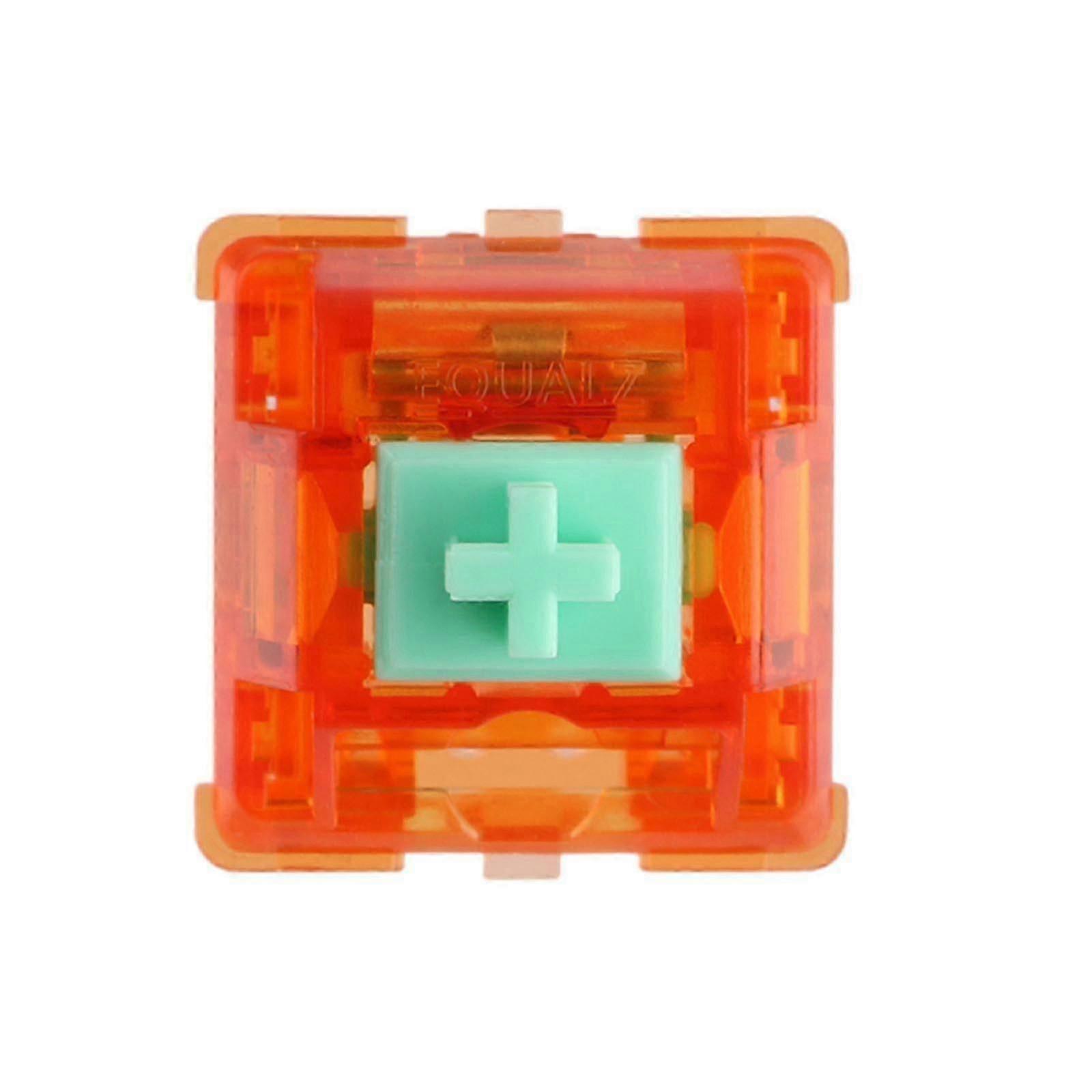 For 75 X Lubed And Filmed C3 Equalz Tangerine Linear Switches 62g