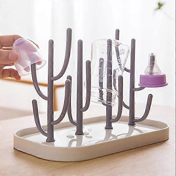 Bottle rack, Bottle rack in the shape of a tree, Dries up to 8 bottles, kitchen organizer.