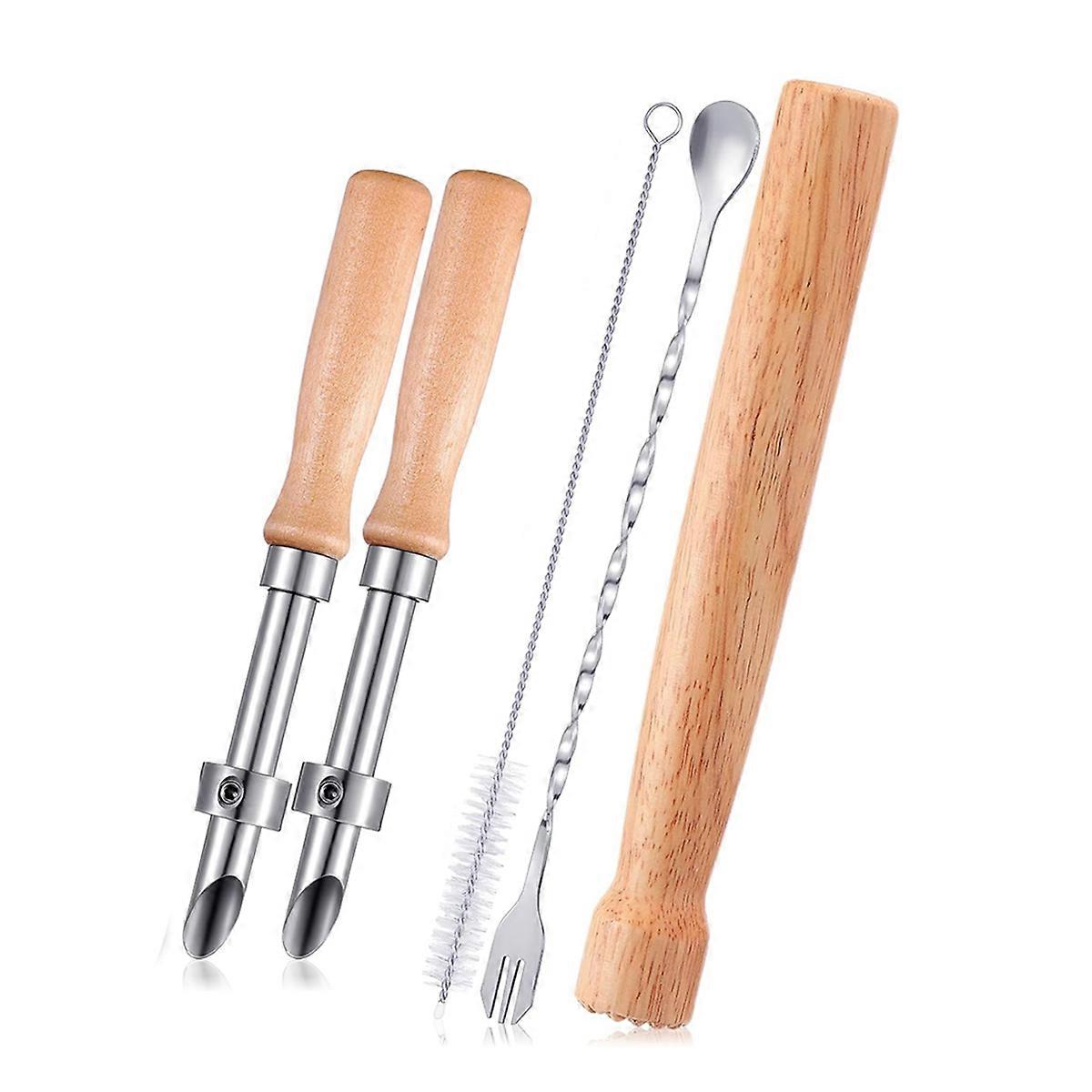 Halmstanser til plastiklåg Limonadekopper Presset limonade