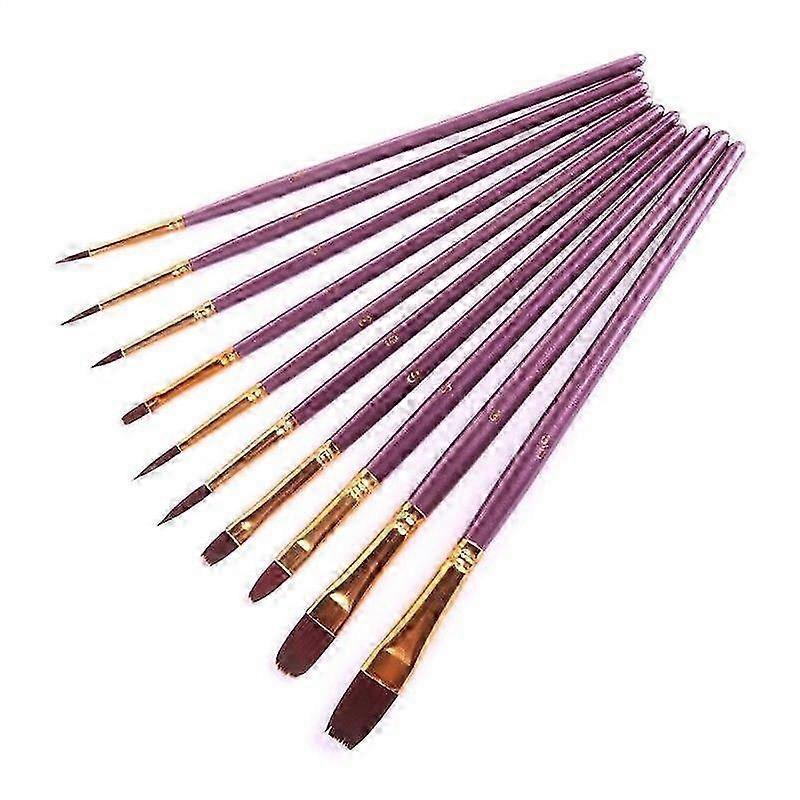 Öl Gemälde Pinsel Set10pcs Acryl Gemälde Pinsel Set
