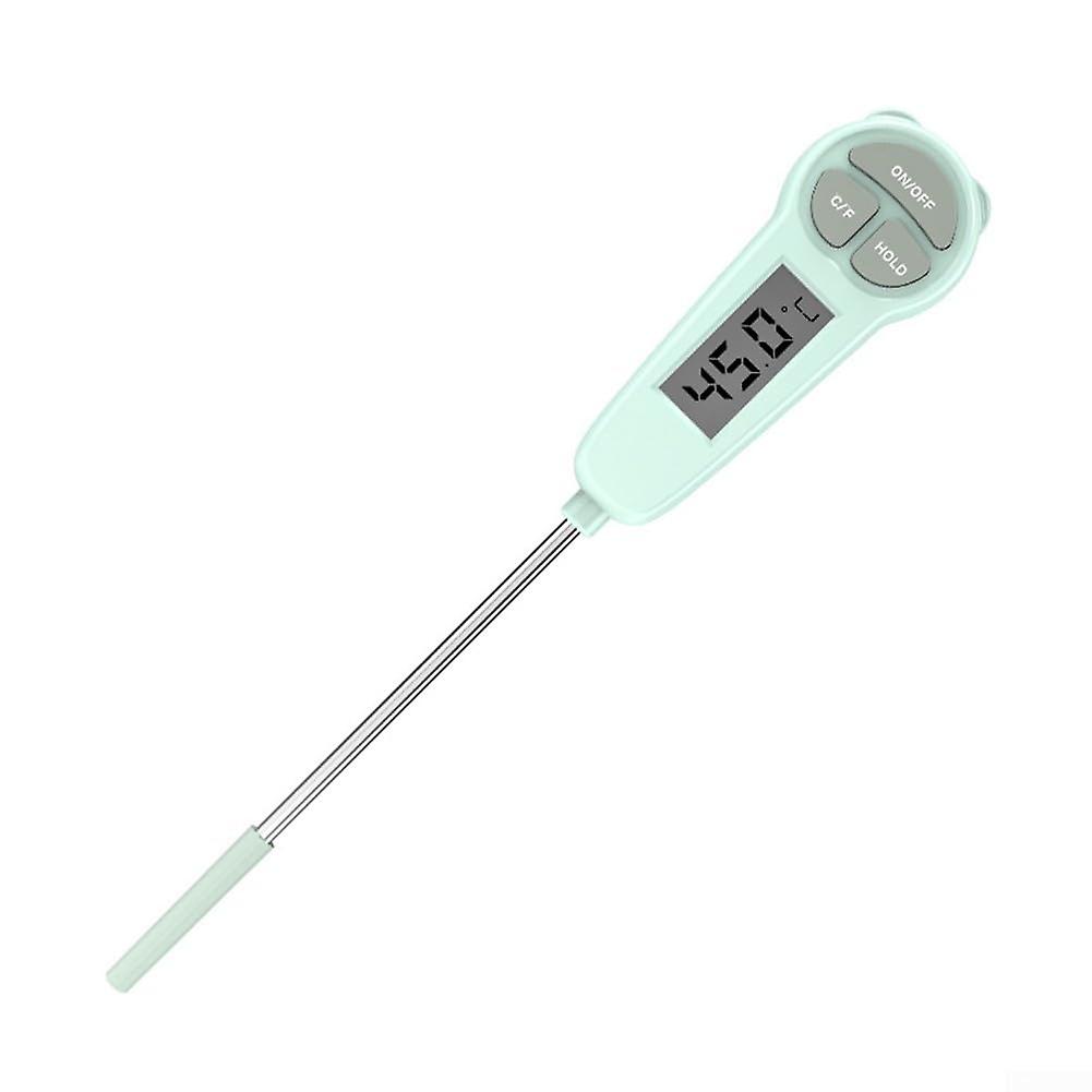 Candy Thermometer Digital Food Thermometer for Cooking Baking Kitchen Use with Backlit Display and Green Color