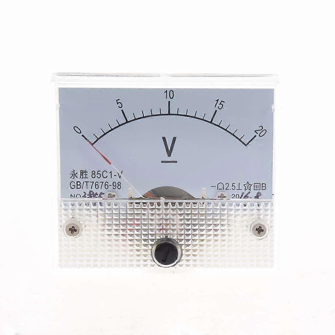 DC 0~20V 85C1-V 2.5 Voltmeter Analog Volt Panel Meter