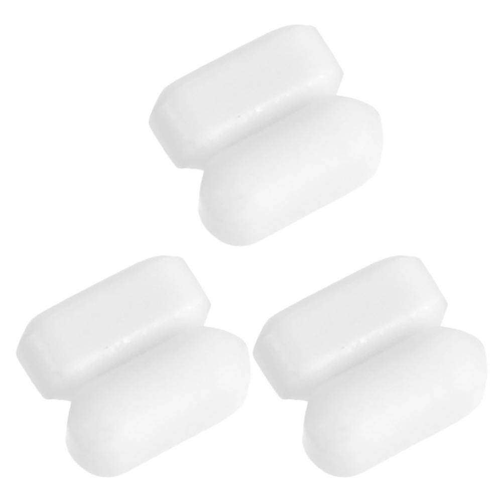 Magnetic Stirrer Efficient Laboratory Stir Bar for Mixing 6Pcs White Ptfe