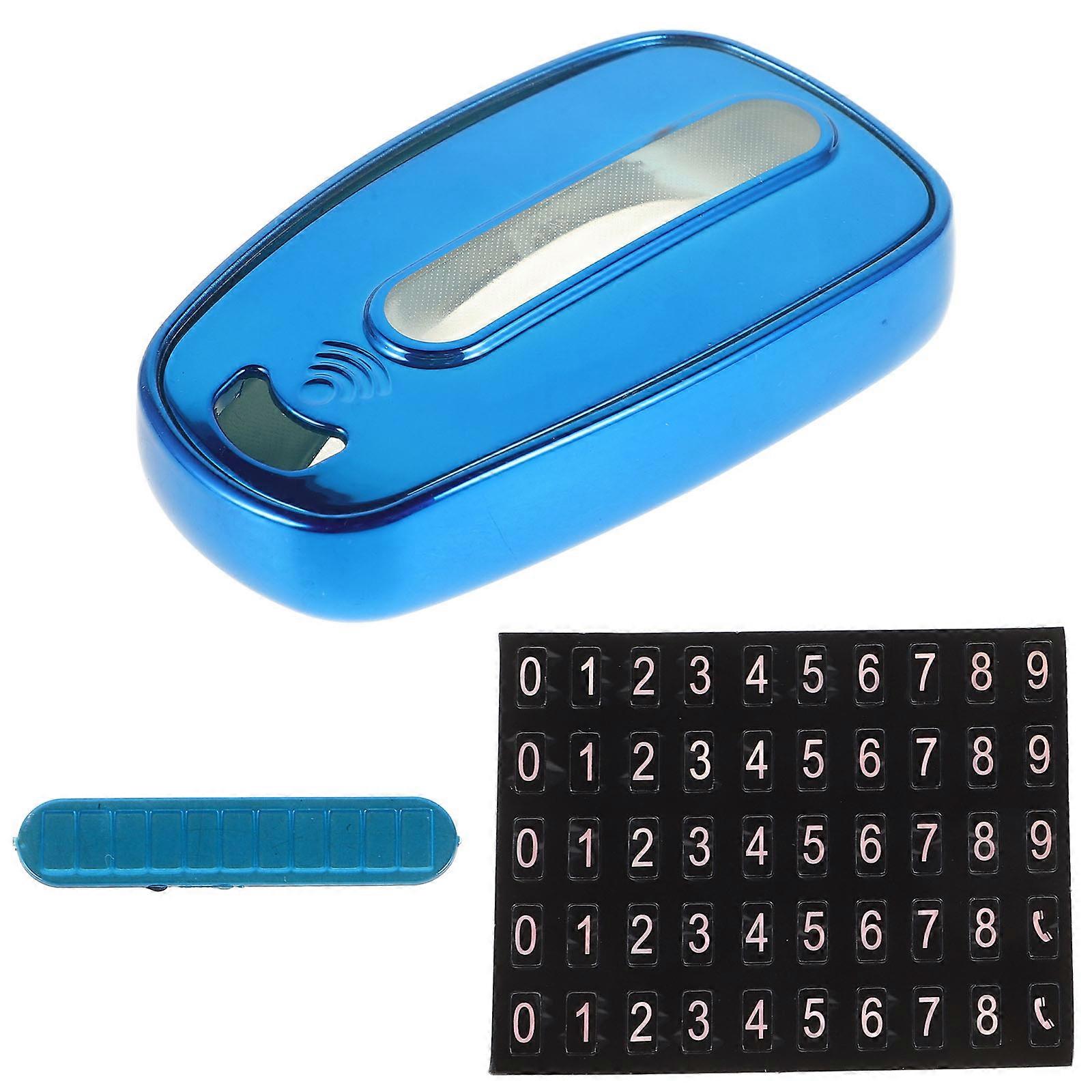 Blue Plastic Car Key Fob Protector Case for Storage with Scratch Resistant and Shockproof Features