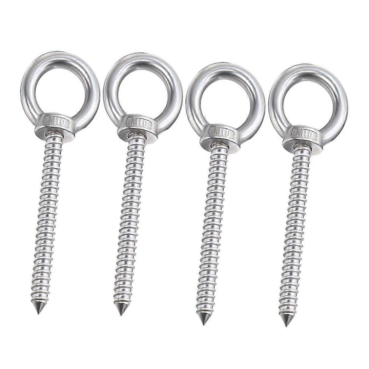 Heavy Duty Eye Hooks Self Tapping Eyelet Screw Load Capacity 700LBS Heavy Duty Screw in Eye Hooks (