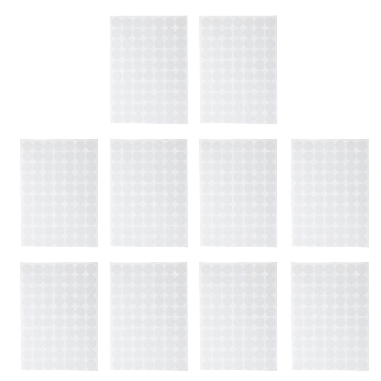 Double Sided Adhesive Putty Stickers 10 Sheets, Strong Stickiness, Removable No Trace for DIY Projects and Crafting