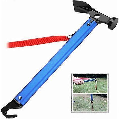 Camping Hammer, Tent Hammer Multifunctional Tool Accessory, Blue