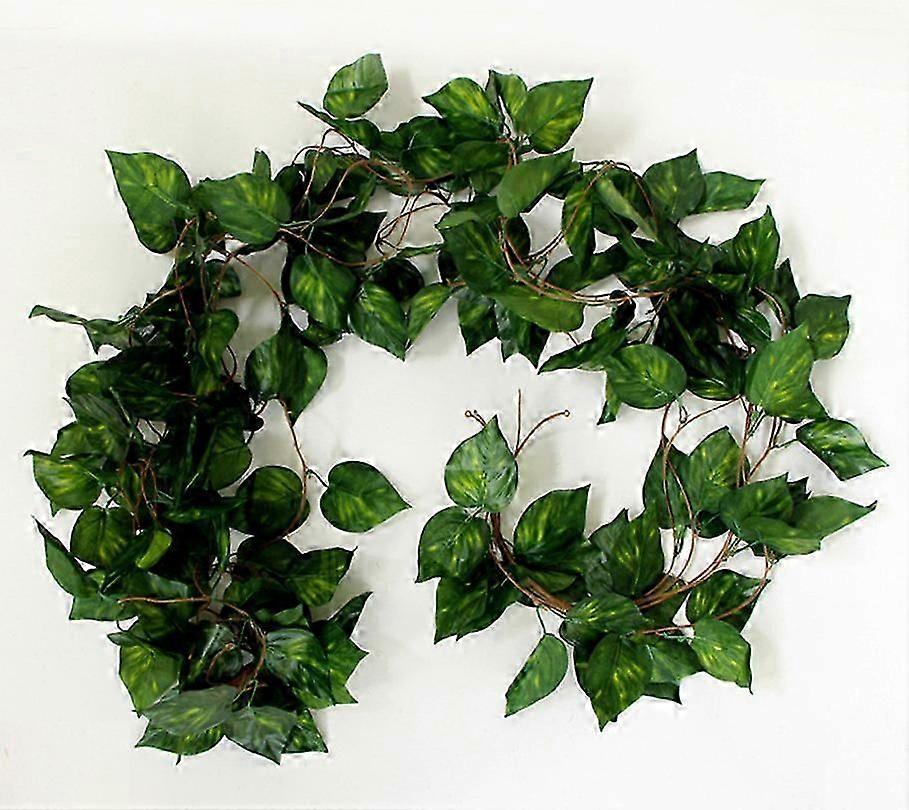 5 株人造常春藤植物假悬挂花环