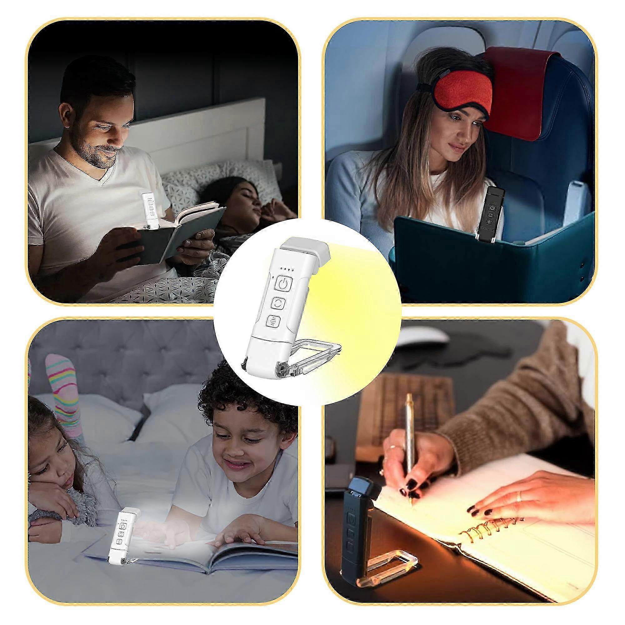 Adjustable Reading Light, Brightness Adjustable Clip-on Book Lamp With Extended Reading Time And Color Temperature Adjustable, Perfect For Late-night