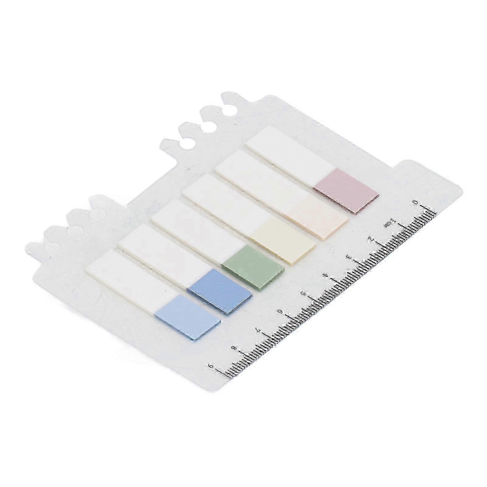 10 Sheets Page Markers Index Tabs 6 Different Colors Soft Touch Translucent Index Tabs for Office School 2025