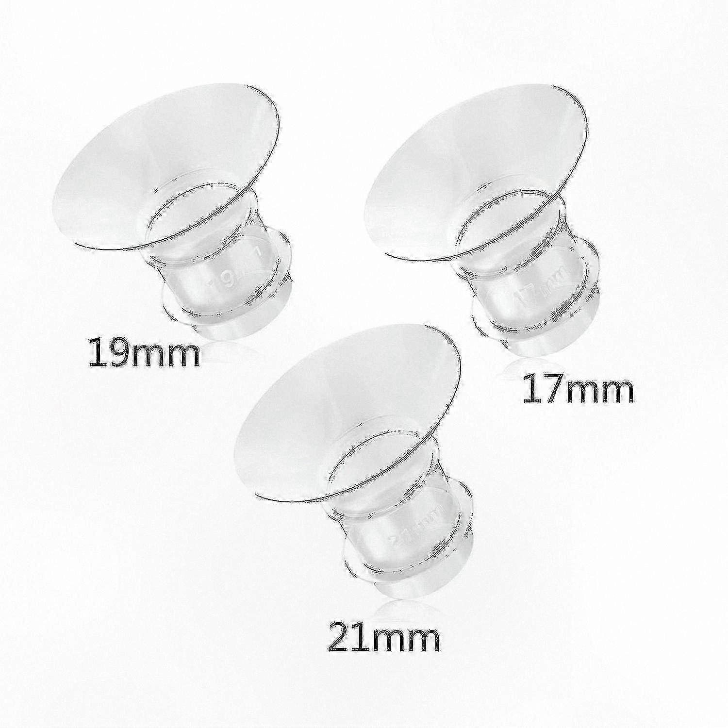 Flange Insert for Breast Pump, 17mm/19mm/21mm Accessory Replacement Compatible with Various Models