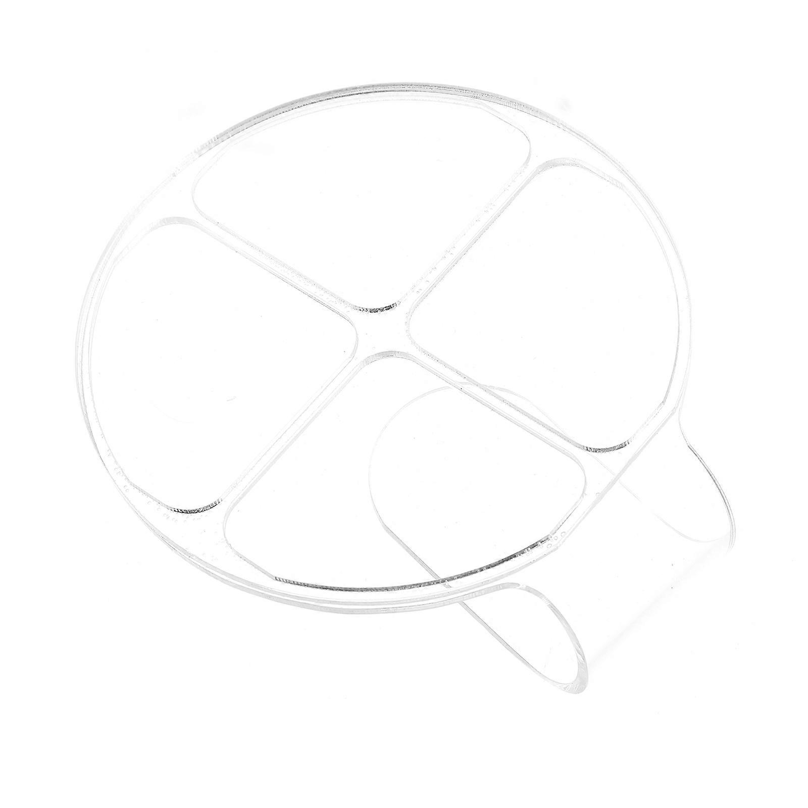 Handheld Cosmetic for Mixing with 2Pcs Transparent Acrylic