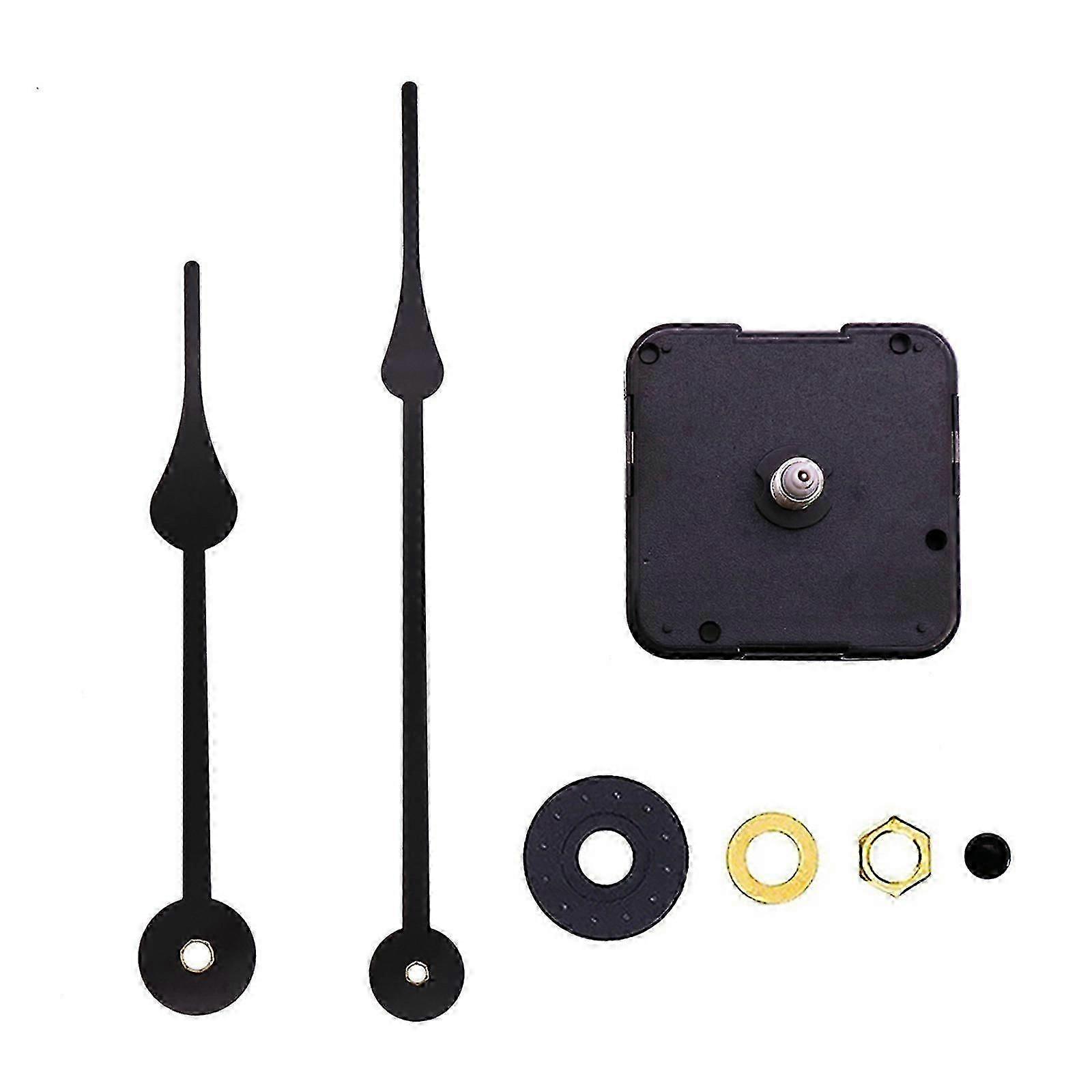 DIY Silent Quartz Clock Movement 12888 with 2 Hands - Quiet Replacement for Wall Clock Repairs