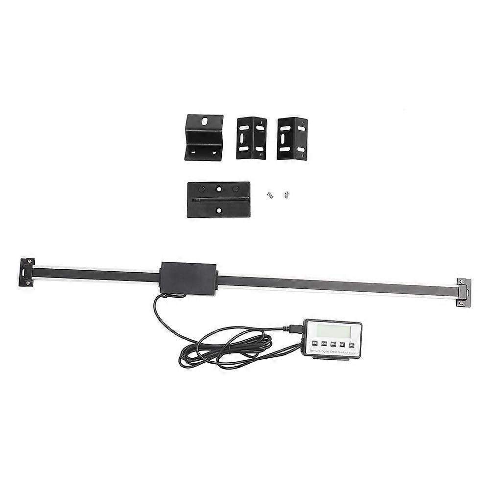 Échelle de lecture LCD numérique précise de 0 à 500 mm pour fraiseuses et tours