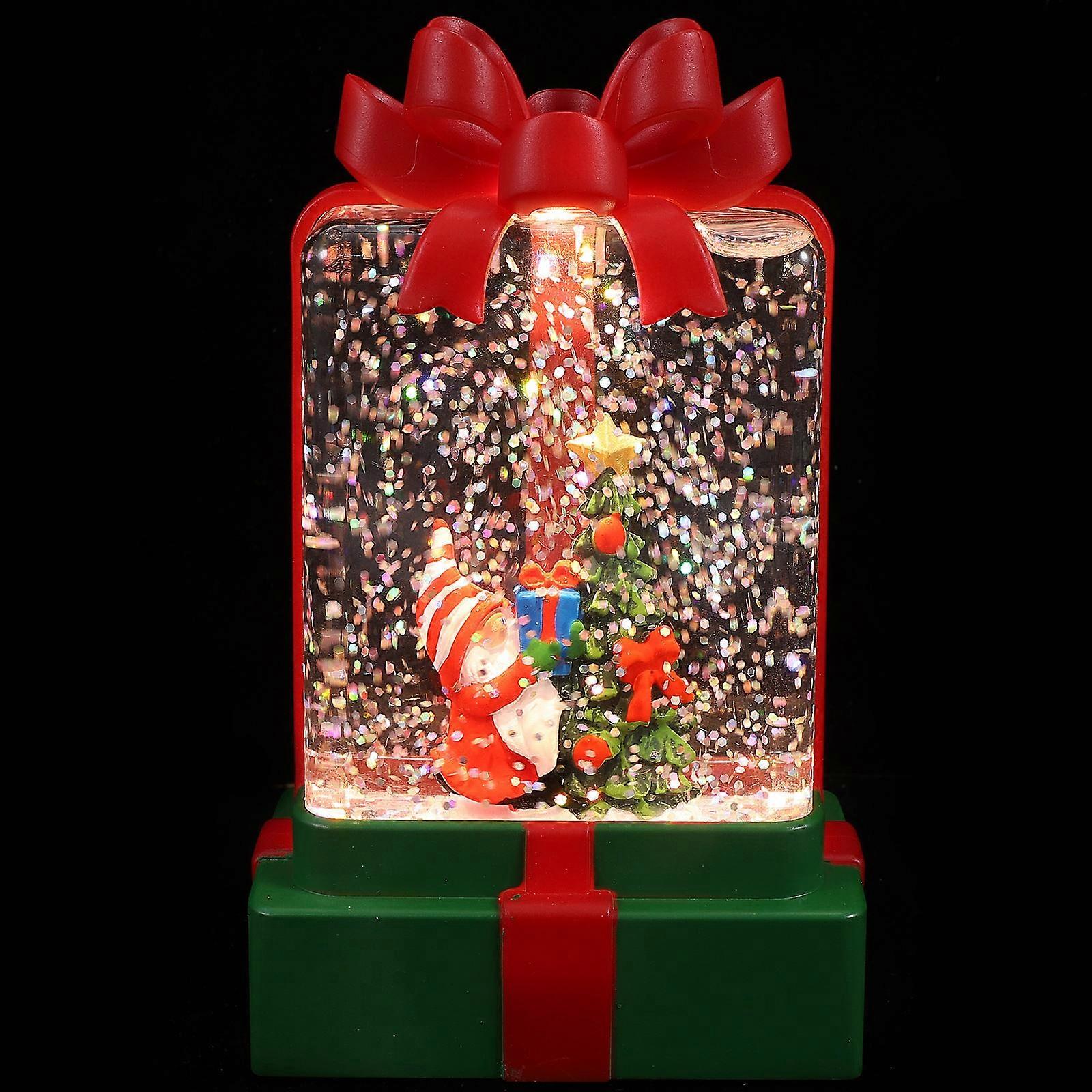 Christmas Lantern LED Lantern Light for Decor Xmas Decorative Table Lamp