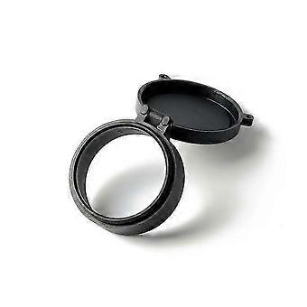 Objektivabdeckung Quick Flip Binokular Objektiv Staubschutzhülle, geeignet für 25-69 mm Nachtsichtbrillenzubehör (Innendurchmesser 62 mm)