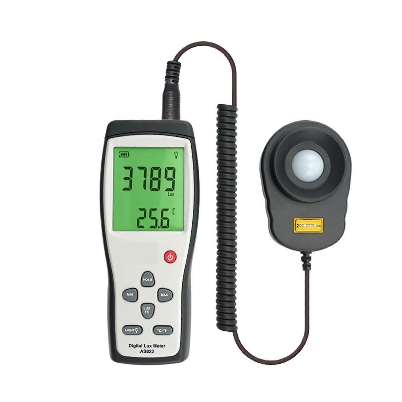 Digital Handheld Light Lux Meter Illuminance 200,000 Lux FC Luminometer Photometer Lighting Tester Easy To Operate