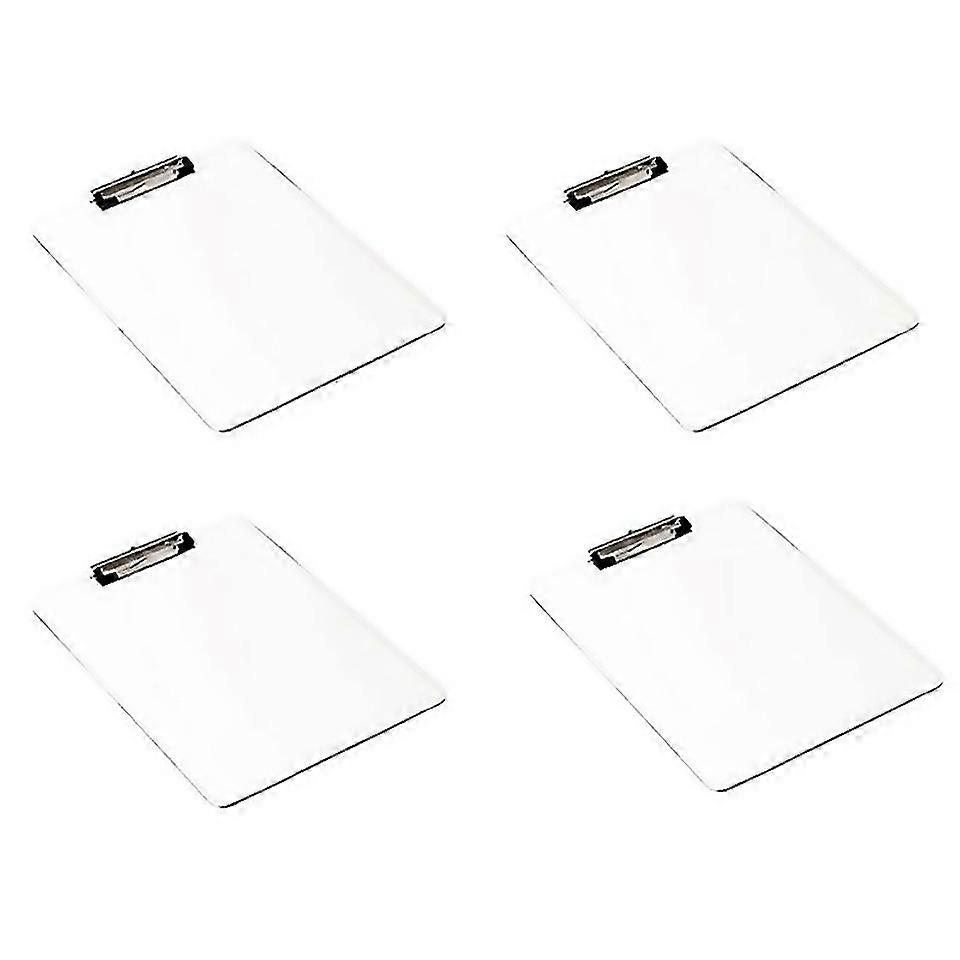 For 4pcs Sublimation Blank Document Folders For A4 Letter Size Sheets