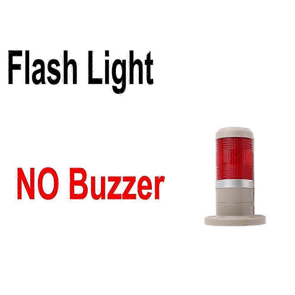DC12V/24V Industrial Multilayer Warning Signal Tower Stack Lamp Steady Flash light Alarm caution machinery Buzzer/NO AC110V/220V 2025