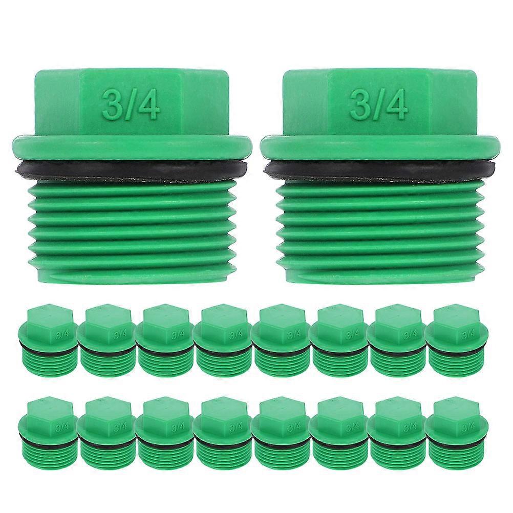 Threaded Pipe Connector Garden Hose Caps and Plugs Hose End Caps 80Pcs