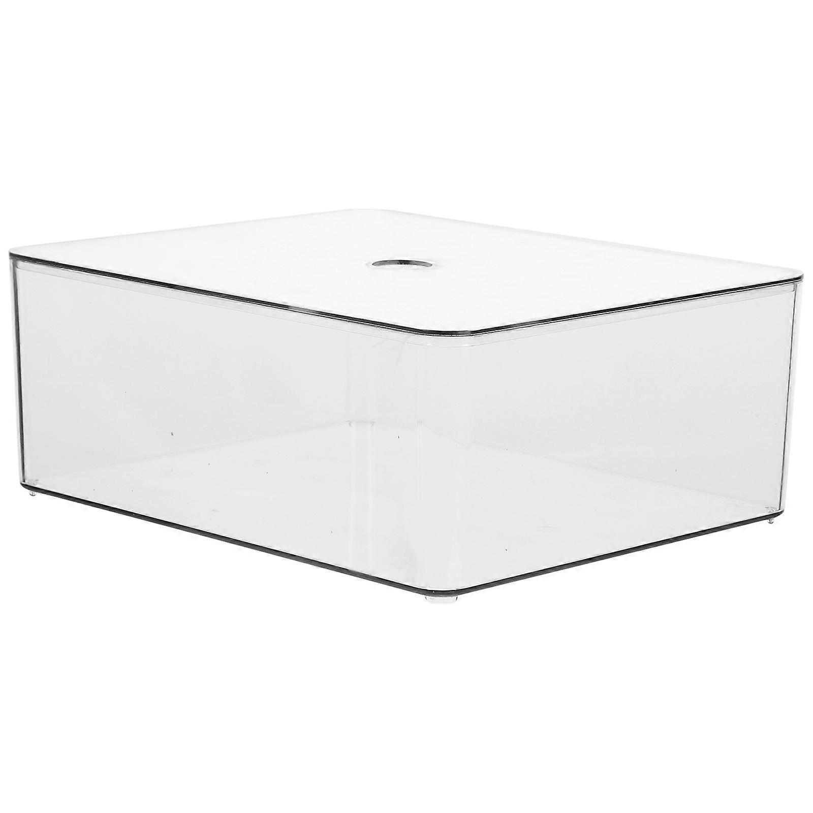 Acrylic Makeup Storage Box for Storage Use 2Pcs Clear Stackable Organizer