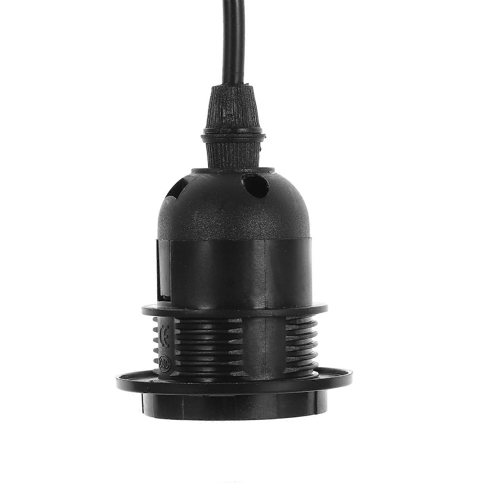 Black Pendant Light Socket for Chandelier Lamp Use 5Pcs Pack