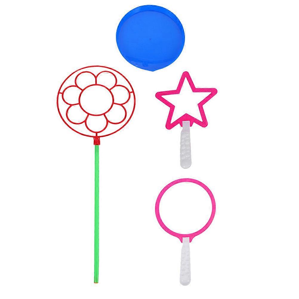 Bubble Wands Colorful Bubble Maker Set for Use 4Pcs