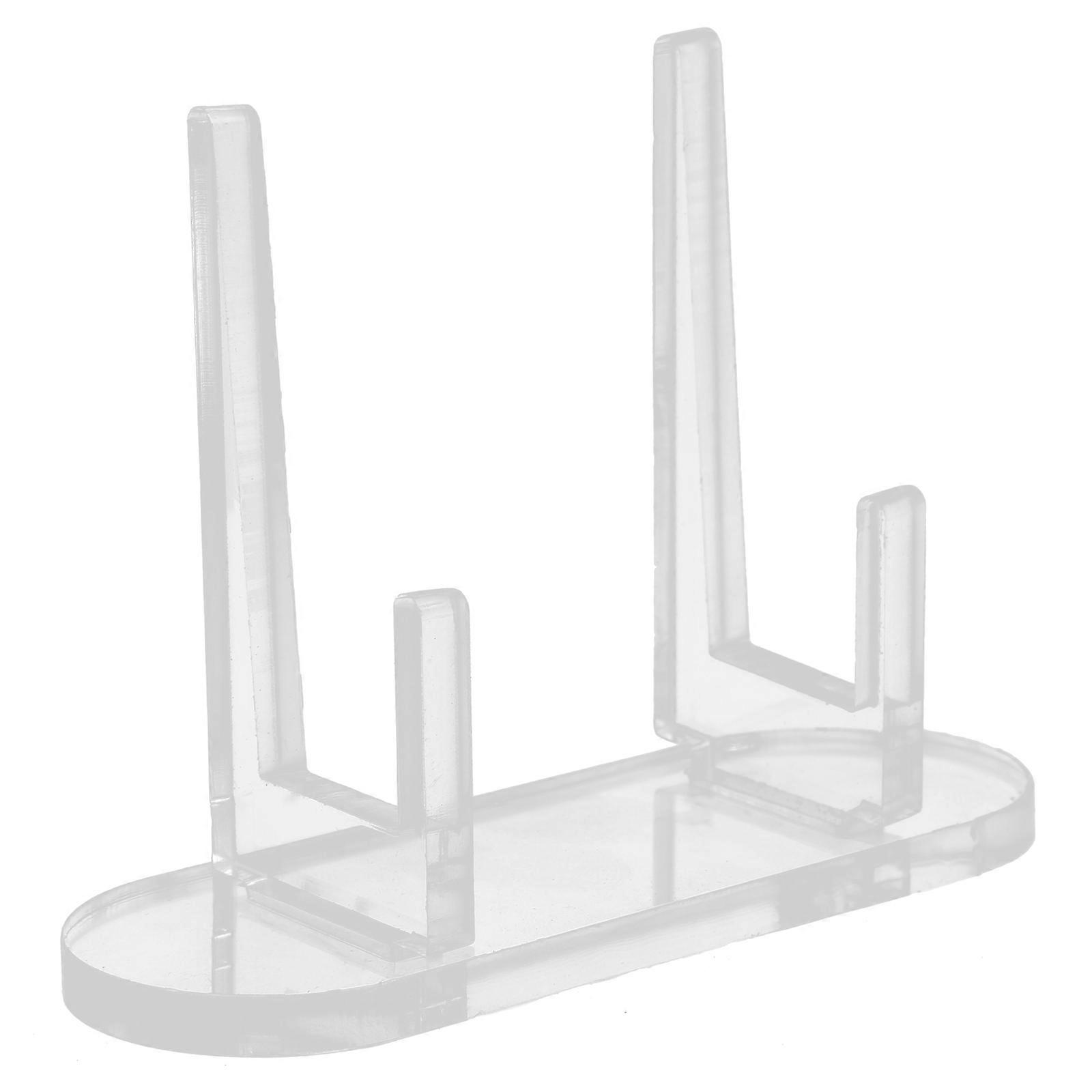 Vinyl Holder Stand Acrylic Display Storage For Collectors And Music Enthusiasts Transparent Design 1Pcs