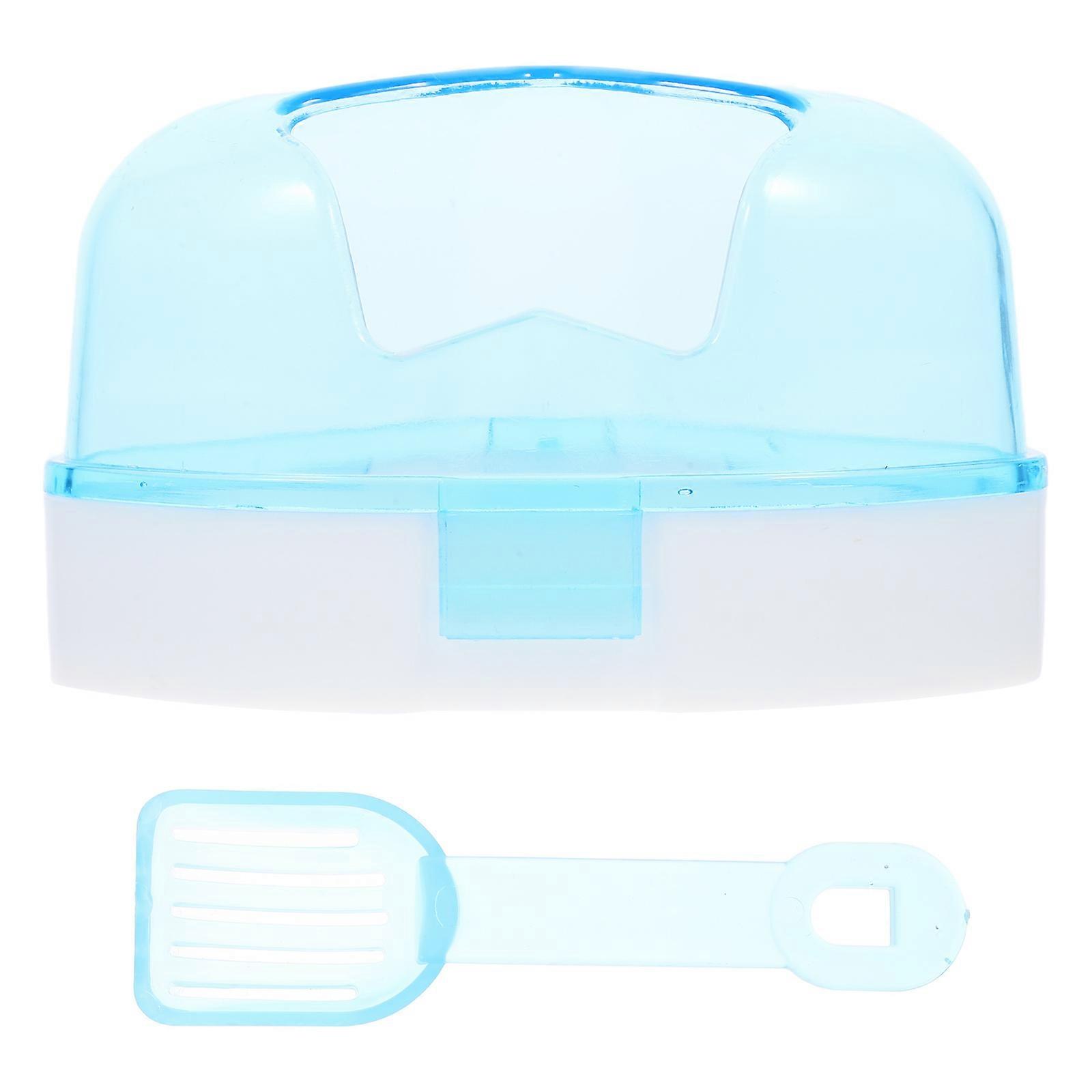 ABS Plastic Hamster Bathtub Pet Bath Container for Small Pets 2Pcs