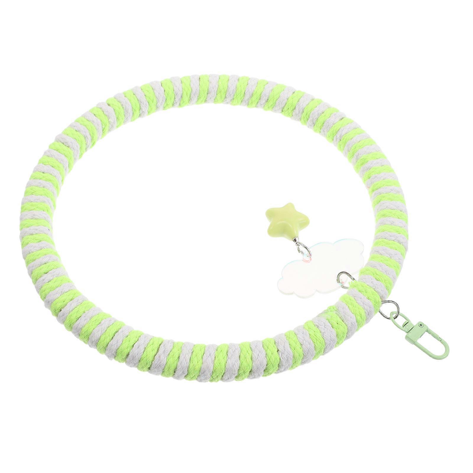 Bird Cage Parrot Swing Toy with Chewing and Perching Functions 2Pcs