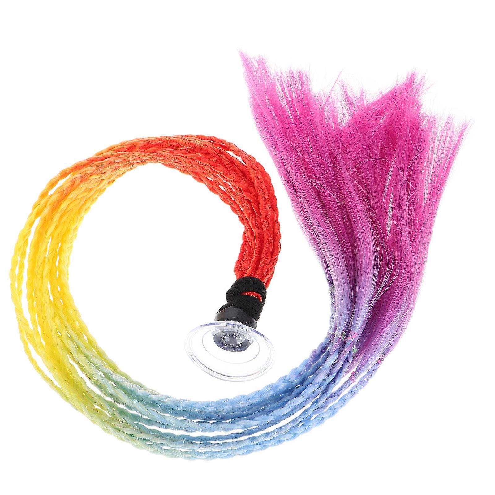 5Pcs Motorcycle Braid Ponytail Hair Decorative Accessory Multi