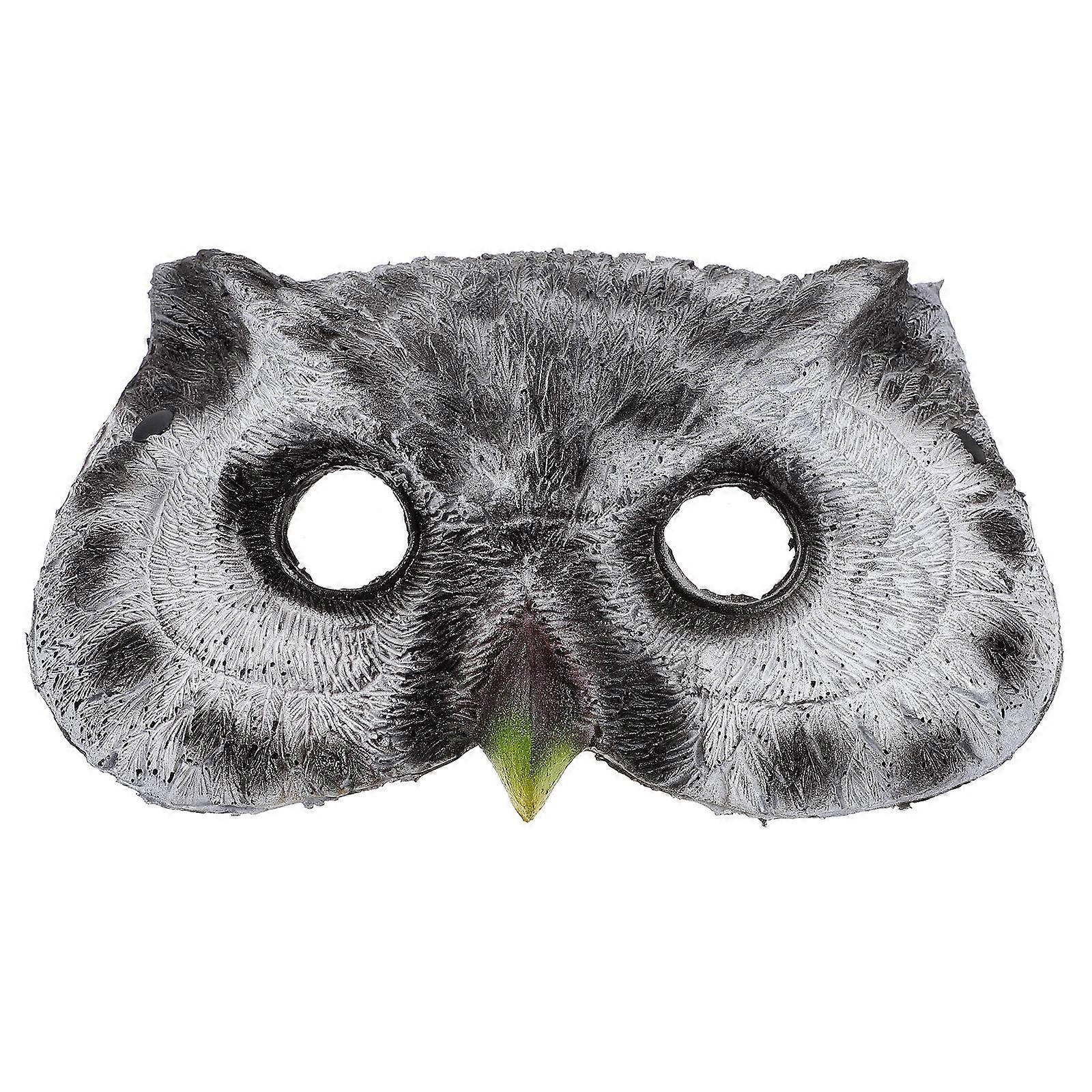 3Pcs Masquerade Mask Owl Shape Photo Prop For Cosplay Event Mysterious Style Eye Mask