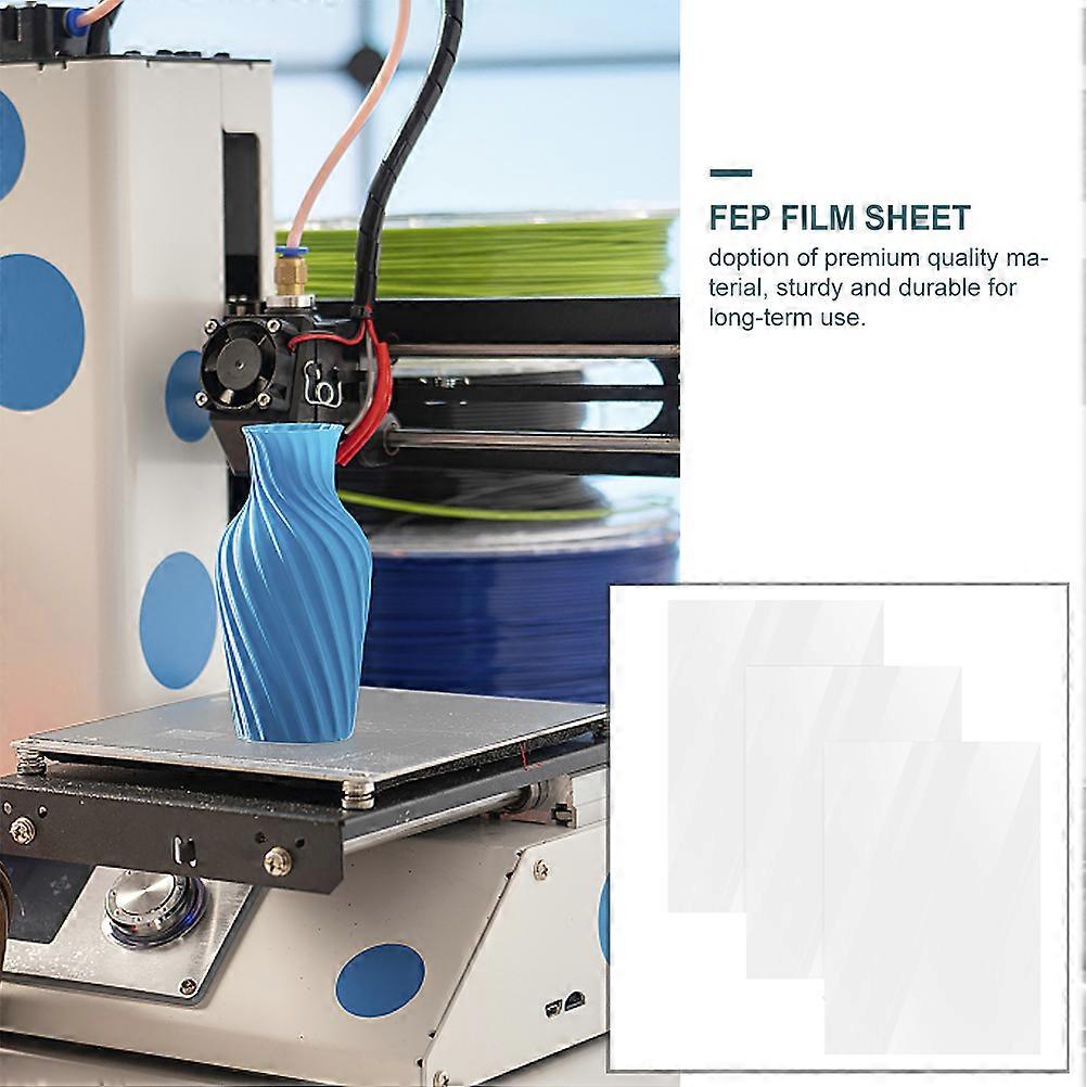 3D Printer Fep Release Film for Durable Use with 6 Transparent Sheets