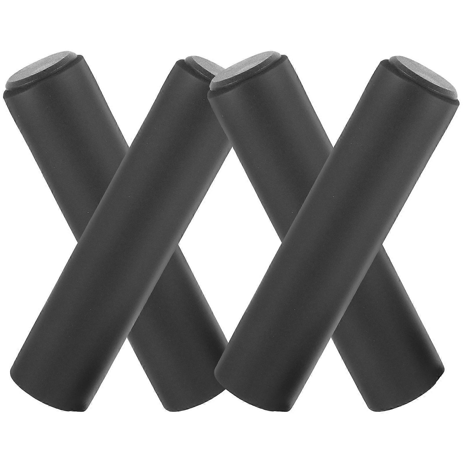 Bike Handlebar Grips Sponge Material for Protection 6Pairs Black Color