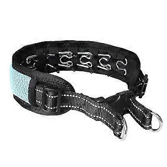 Pull free dog collar, large and medium-sized reflective anti pull dog collar with buckle, adjustable dog walking collar