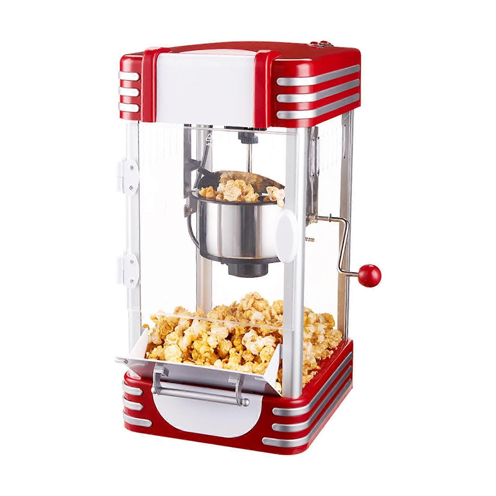 Hot Air Popcorn Machine Mini Popcorn Maker 1200W Oil Popper With Measuring Scoop For Christmas Party Movie Night