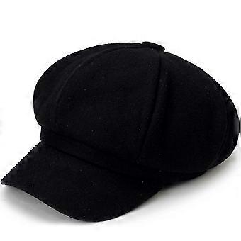 Women's Beret Hats - Autumn Winter Octagonal Painter Caps for Casual Fashion